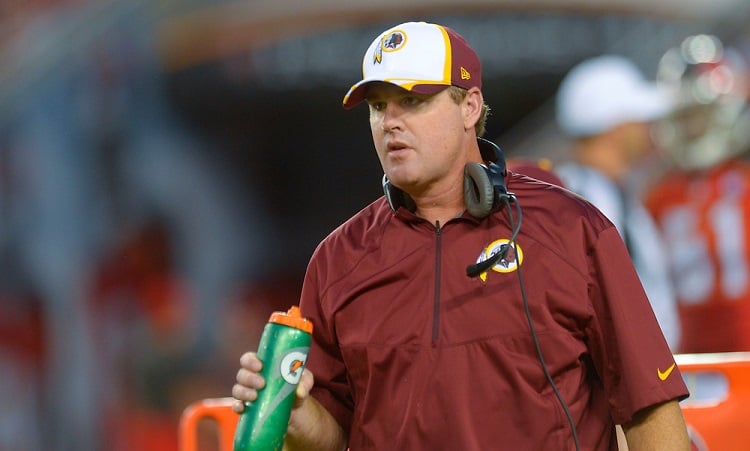 Jay Gruden Head Coach of the Washington Redskins