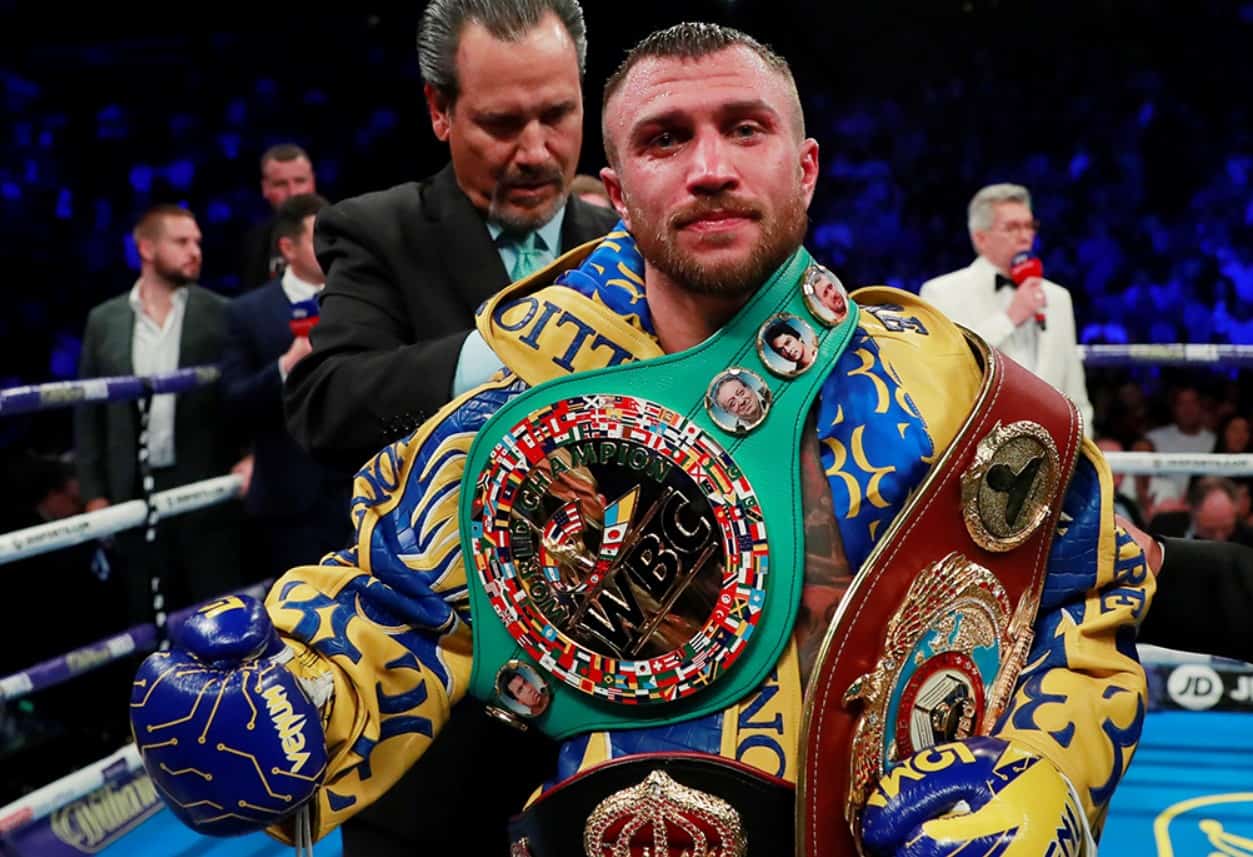 Vasyl Lomachenko with Titles