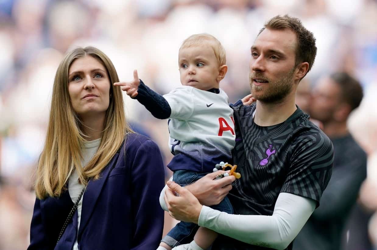 christian eriksen's family